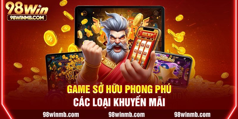 Game sở hữu phong phú các loại khuyến mãi