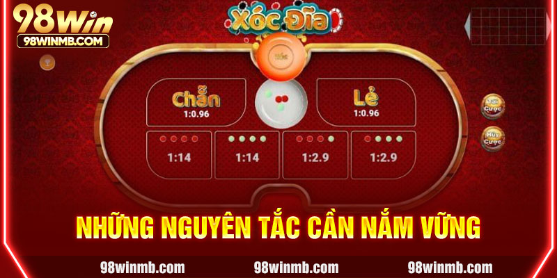 Những nguyên tắc cần nắm vững